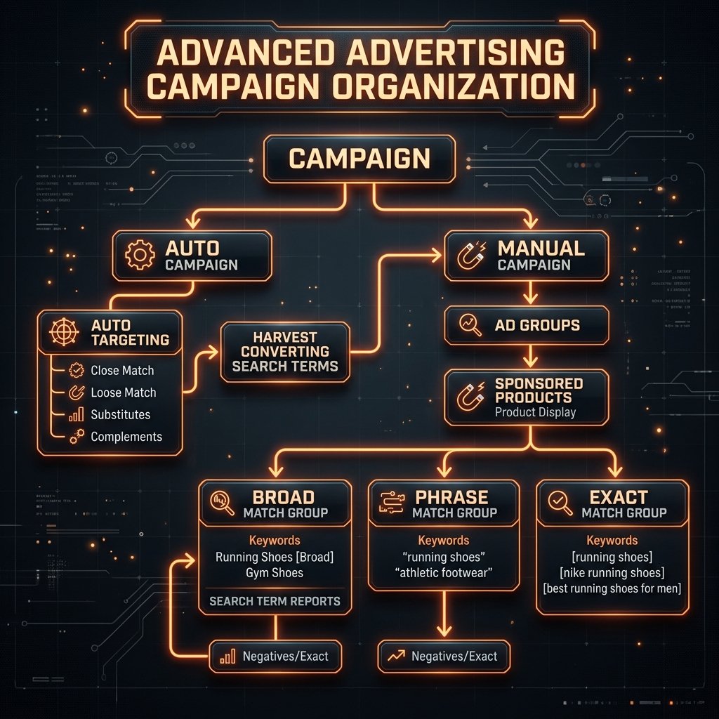 How to Structure Your Amazon PPC Campaigns the Right Way